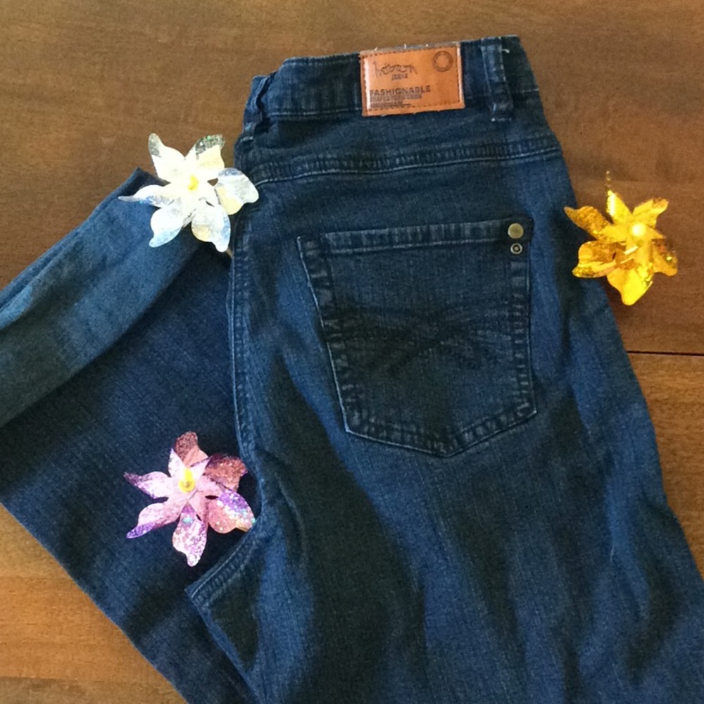 InTown Dark Denim Straight Jeans